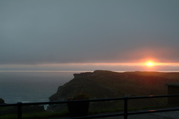 DSCF0003[1] 
 Sunset at Tintagel, Cornwall