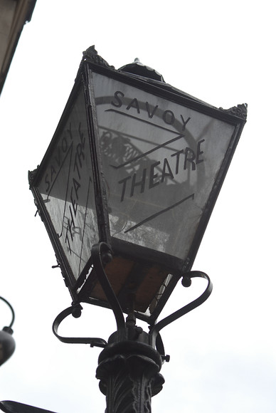 DSC 0029 
 Gas Lamp outside the Savoy Theatre, London