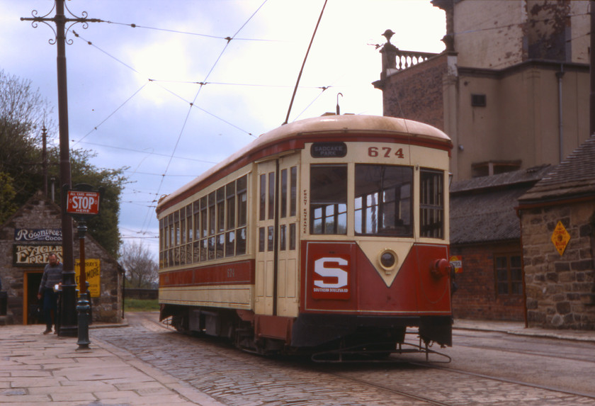 NY674 
 New York Streetcar No.674 at Crich Tramway Museum, Derbyshire, England.

Built in 1939 and lent to Germany in 1946, this is thought to be the only example of a New York Streetcar in the UK 
 Keywords: New York, Tram, Streetcar, Trolleycar, Light Railway