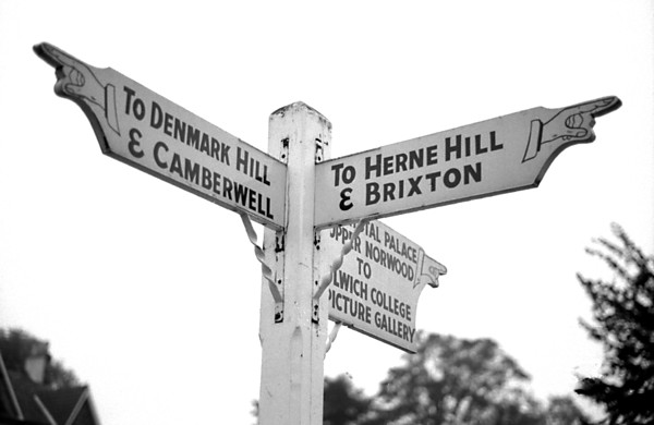 Fingerposts 
 Fingerposts at Dulwich Village, London